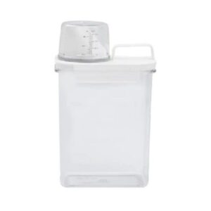Pote Hermético com Copo Medidor e Trava 1800ml Oikos Branco