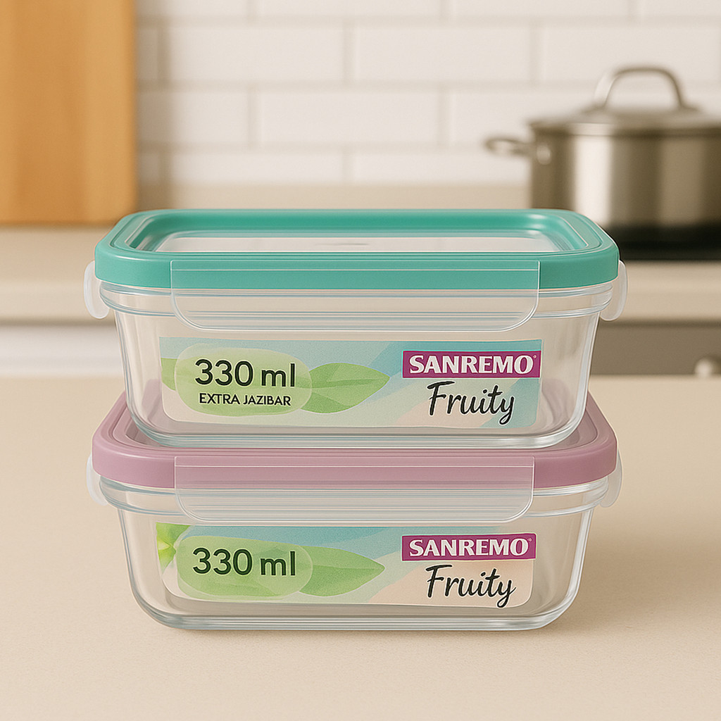 Pote Hermético com Trava 330ml Sanremo — Cozinha e Utensílios