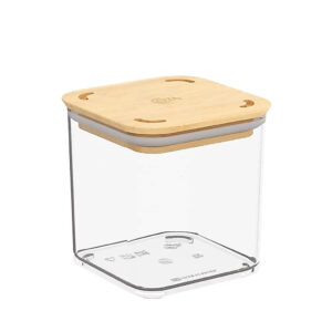 Pote Hermético Coza Modo Bambu 580ml Cristal Brinox 40641 3009