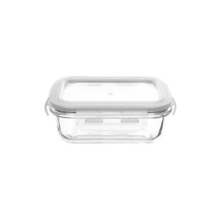 Pote Hermético de Vidro 370ml com Tampa Lyor para Mantimentos Almoço
