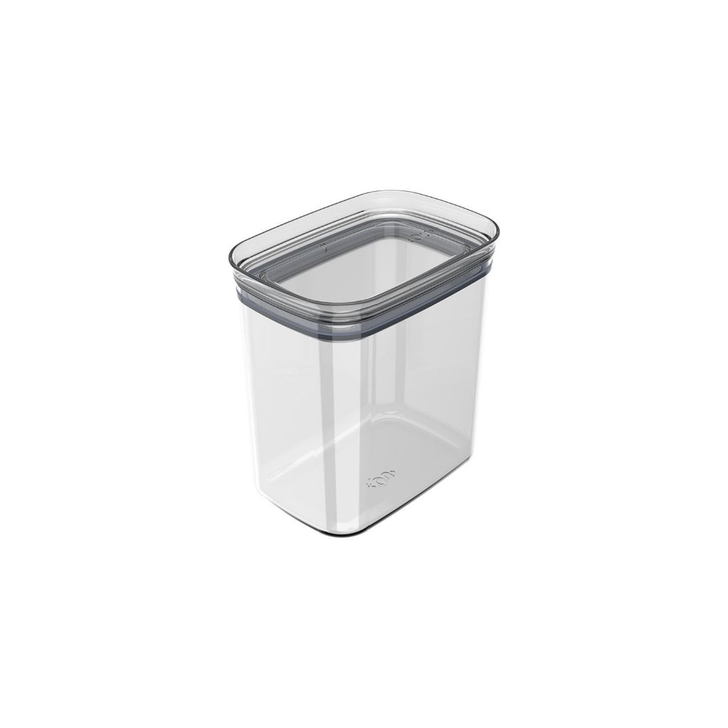 Pote hermético organizador retangular Ou 1,5L Linha Block — Cozinha e Utensílios