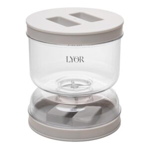 Pote Hermético para Conservas Lyor Plástico com Separador 800ml Ideal