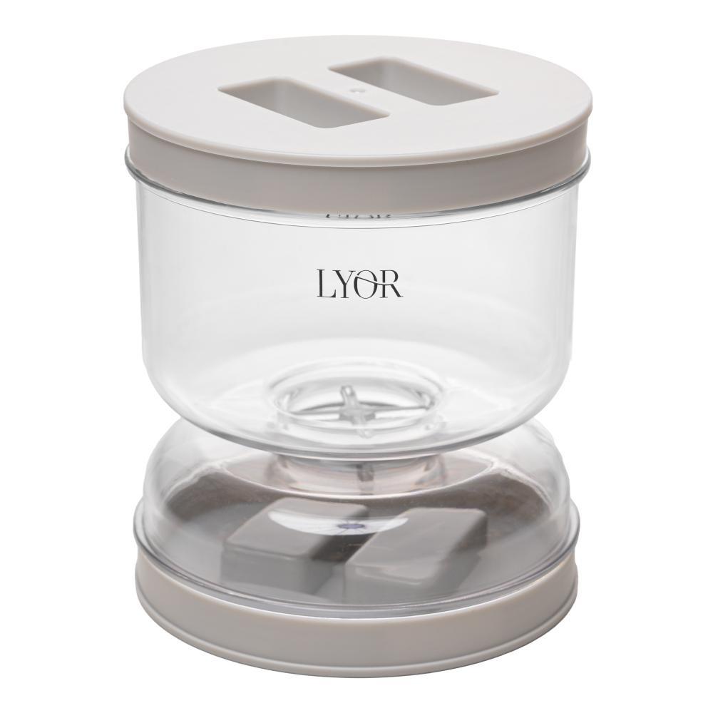 Pote Hermético para Conservas Lyor Plástico com Separador 800ml Ideal