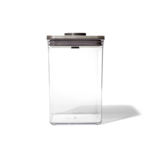Pote Hermético Quadrado Steel Pop 4,2 Litros Oxo