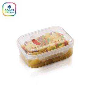 Pote Organizador 600 ml com Válvula e Trava Nitron para Mantimentos e
