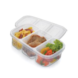 Pote Organizador com 3 Divisórias 1,1L Nitron para Mantimentos e