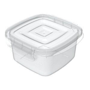 Pote Organizador Quadrado Pequeno com Travas 360 ml Nitron para