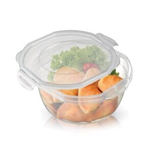 Pote Organizador Redondo Grande 2,3L com Travas Nitron para