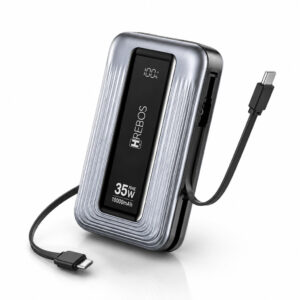 Power Bank 10mAh 35W Carregador Portátil Tipo C Lightning Display