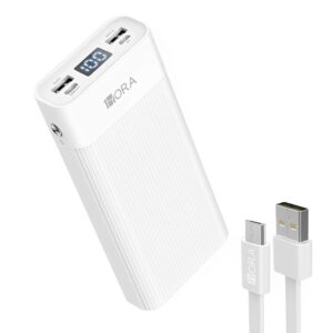 Power Bank 20mAh 1Hora Bateria Portátil Gar117b Branco