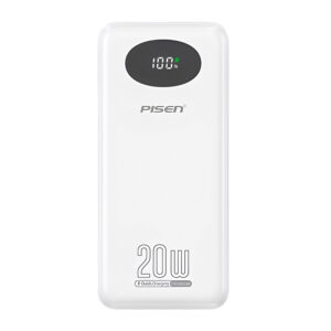 Power Bank Bateria Portátil Pisen 4in1 10mAh Branca