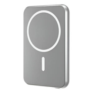 Power Bank Indução 5.000 mhA 20W Usb-c Magnético Prata Geonav