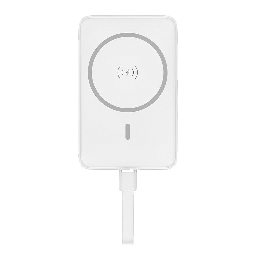 Power Bank Magnética Pisen Usb C 10mAh Máx 30W Branca — Celulares e Acessórios