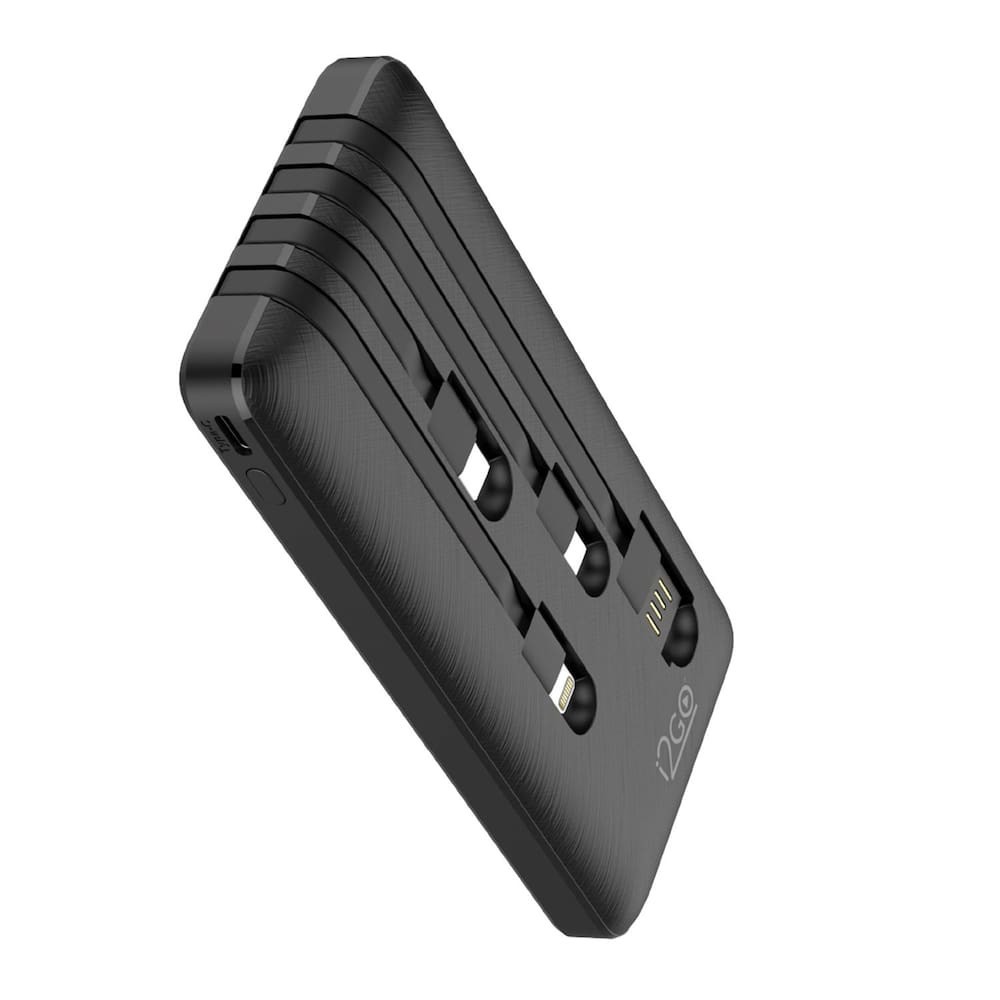 Power Bank Plus 10mAh 4 em 1 Lightning e Micro USB i2GO