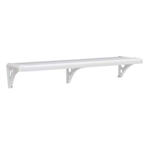 Prateleira Decorativa com Suporte 60CMX20CM Branco 60cmx20cm