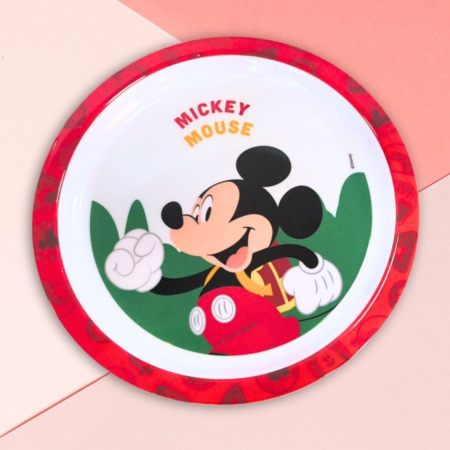 Prato Fundo de Melamine Mickey Mouse 21cm Disney Original 1 unidade — Informática