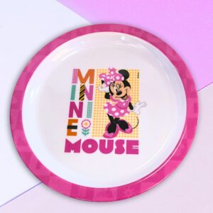 Prato Fundo de Melamine Minnie Mouse 21cm Disney Original 1 unidade
