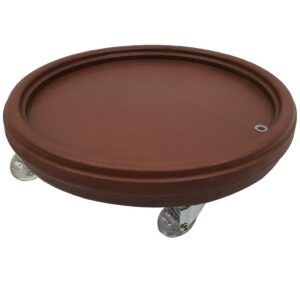 Prato Redondo c Roda 25cm P Vaso de Planta c Reservatório