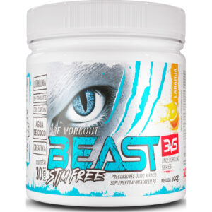 Pré Treino Beast Sem Cafeína 300g Fórmula Exclusiva com Citrulina