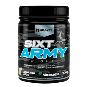 Pré-Treino Sixt Army Night 300g Soldiers Nutrition Pré Treino Pre
