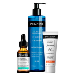 Principia Kit Anti-Acne Trio c Gel de Limpeza Gl-02 Sérum Mix-01