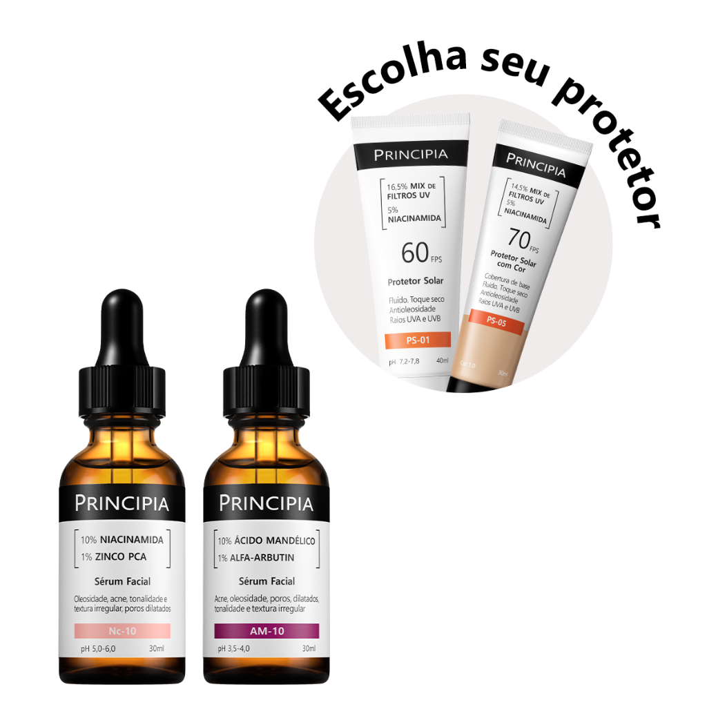 Principia Kit Anti-Manchas c Sérum Niacinamida Sérum Mandélico