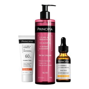 Principia Kit Pele Sensível Rotina Diurna c Gel de Limpeza Vitamina