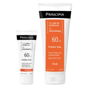 Principia kit Protetor solar facial Protetor solar corporal
