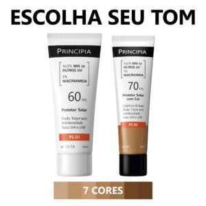 Principia Kit Protetor Solar Fps 60 Fps 70- escolha seu tom