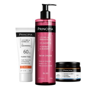 Principia Kit Rotina Diária Pele Sensível c Gel de Limpeza Creme