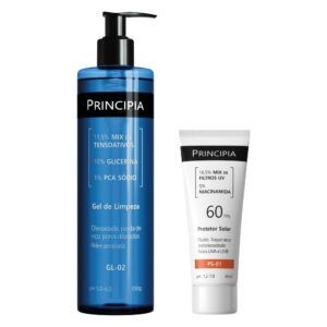 Principia Kit Todo Dia c Gel de Limpeza Protetor Solar Facial Fps 60