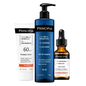 Principia Kit Trio Anti Oleosidade c Gel de Limpeza Gl-02 Sérum
