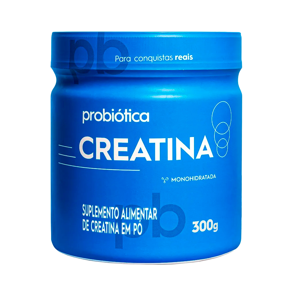 Probiótica Creatina Monohidratada 100% Pura em Pó Pote 300g
