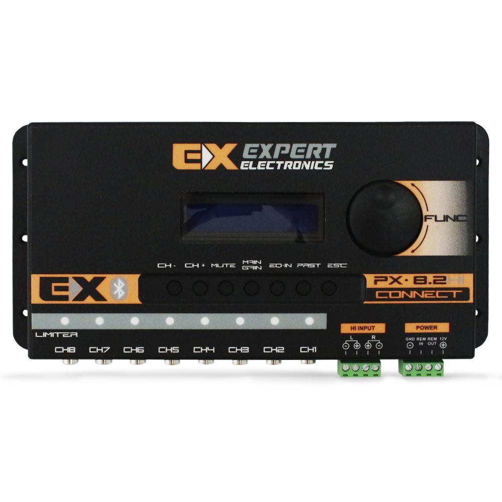 Processador Audio Automotivo Expert PX-8.2HI Connect 8 Canais Digital — Informática