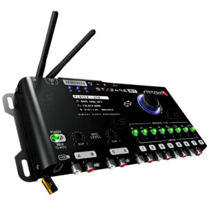 Processador Audio Stx2496 Bt Multiplayer Radio Fm Rca X Fio Preto