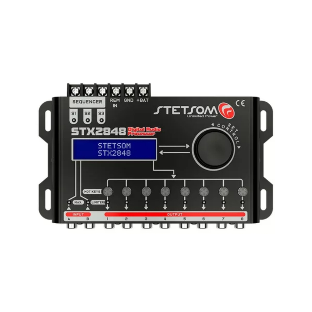 Processador Crossover Stetsom Stx2848 Digital Equalizador — Informática