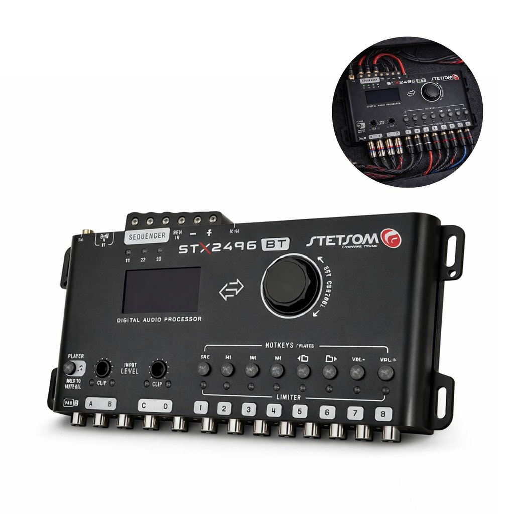 Processador de Audio Digital Equalizador Bluetooth Stetsom Stx2496bt — Informática