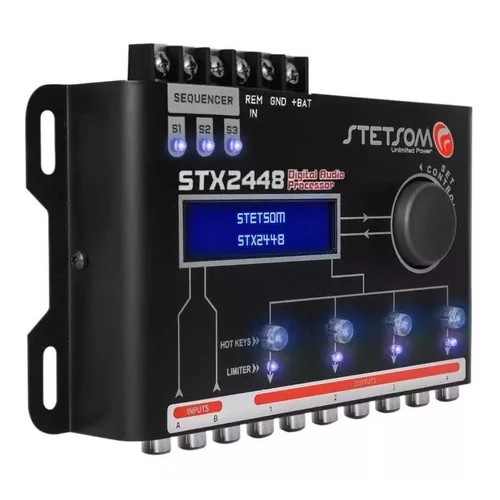 Processador DE Audio Digital Stetsom Stx 2448 — Informática