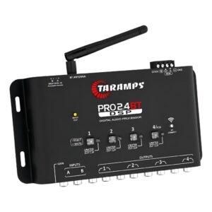 Processador De Audio Pro2.4 Bt Taramps 4 Vias Controle Aplicativo Com