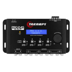 Processador de Audio Taramps Pro 2.4s Equalizador Crossover Limiter 4