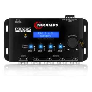 Processador de Audio Taramps Pro 2.4s Equalizador Crossover Limiter 4