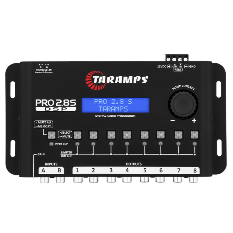 Processador De Audio Taramps Pro 2.8s 8 Canais Crossover Limiter — Informática