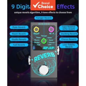 Processador De Reverberação Digital Jamjum 9 Tons Variados Streaming