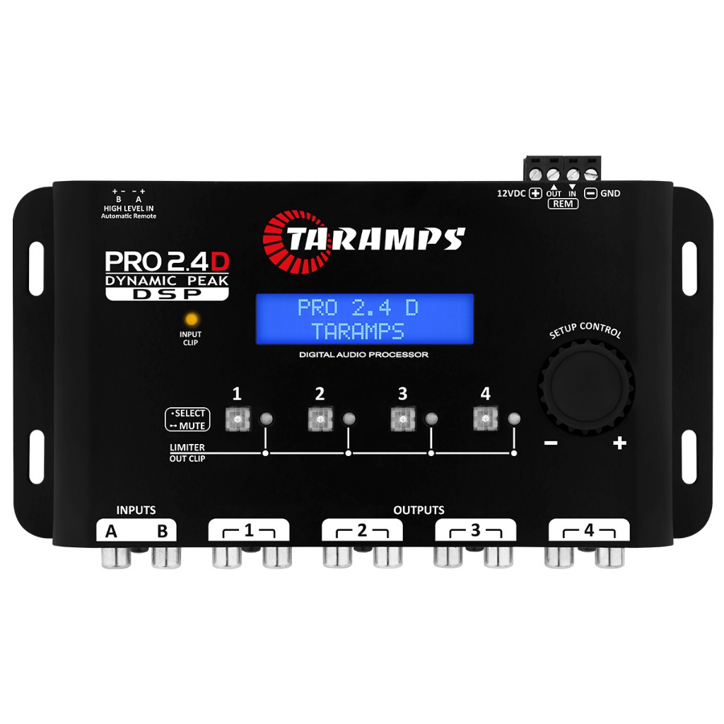 Processador Digital Taramps Pro 2.4D Dynamic Peak Equalizador — Informática