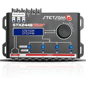 Processador Equalizador Stetsom Stx 2448 C Sequenciador Novo