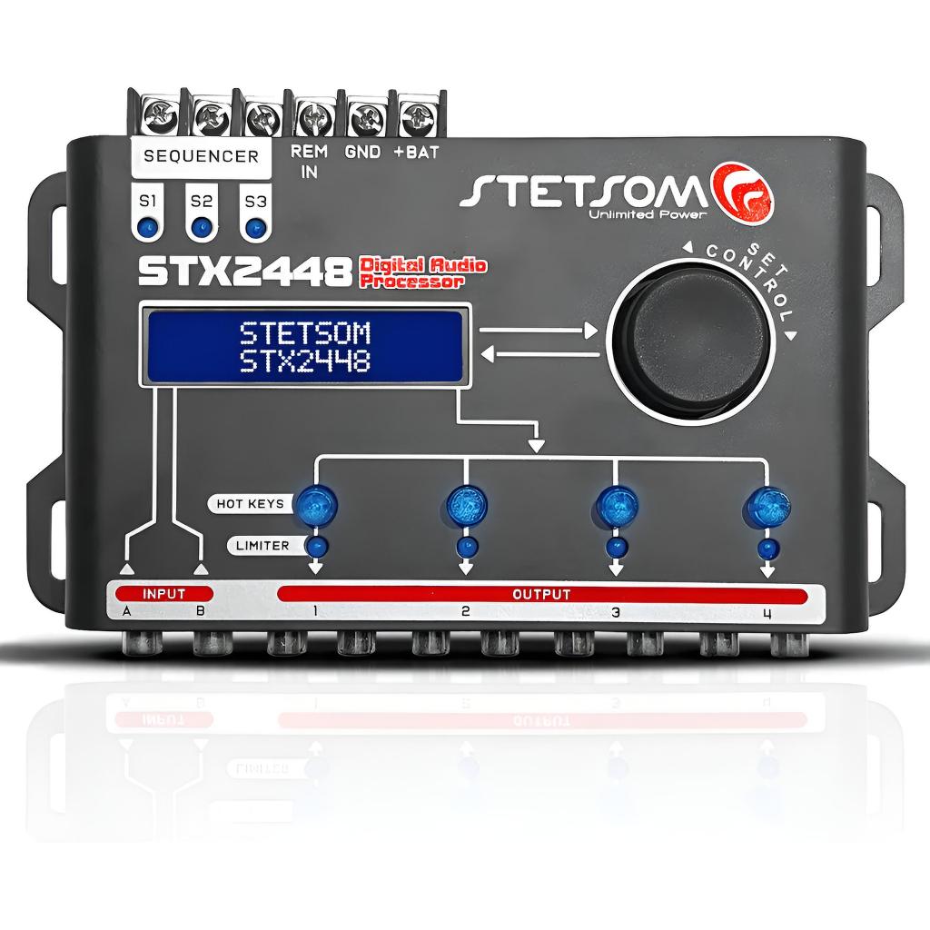 Processador Equalizador Stetsom Stx 2448 C Sequenciador Novo — Informática