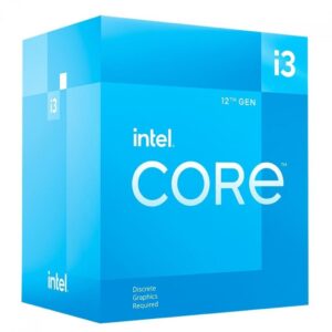 Processador Intel Core i3 12100F 3.3GHz 8-T, LGA1700, Com Cooler