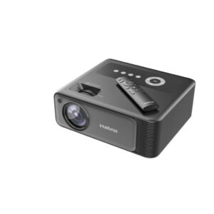 Projetor Full HD Intelbras 8700 Lúmens Pfl 6520 Preto