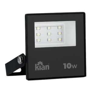 Projetor Holofote Led 10W 3,0K Preto Kian