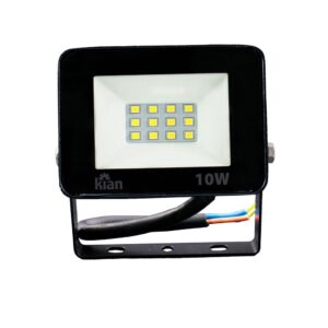 Projetor Holofote Led 10W 6,500K Preto Kian